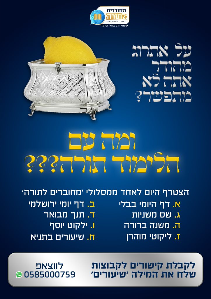 מודעה סוכות